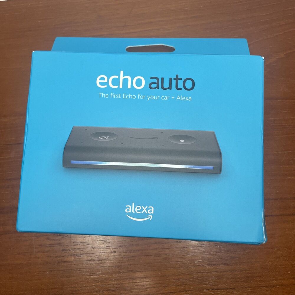 Amazon Echo Auto (1st gen) -Hands-free Alexa in your car with your phone Sealed